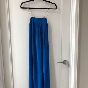 Blue maxi dress
